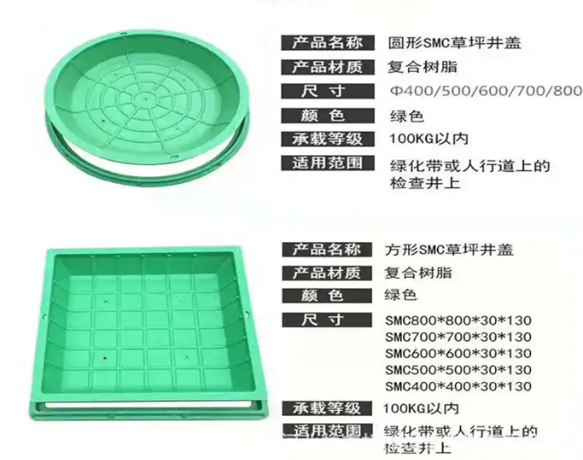 迎泽树脂复合种植井盖展示